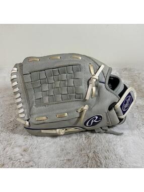 Rawlings SCSB125PU 12.5” Baseball Softball Glove RH Throw Gray Leather